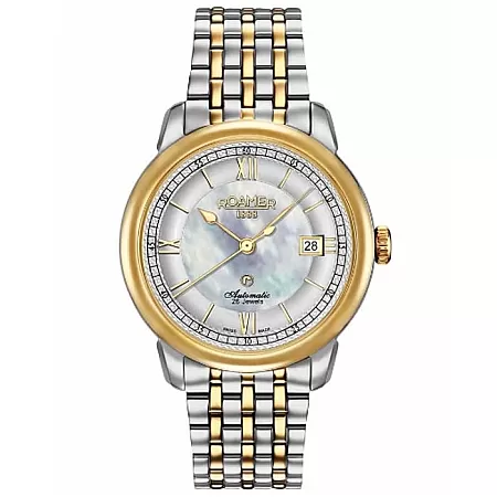 ΡΟΛΟΙ ROAMER R957660472390 ROAMER R-Matic Automatic Two Tone Stainless Steel Bracelet