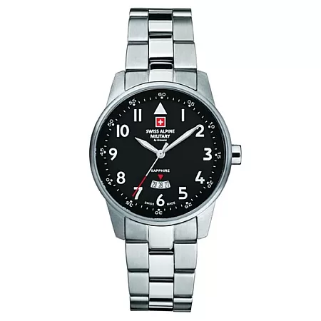 ΡΟΛΟΙ SWISS ALPINE MILITARY SAM7721.1137 SWISS ALPINE MILITARY Smart Way Silver Stainless Steel Bracelet