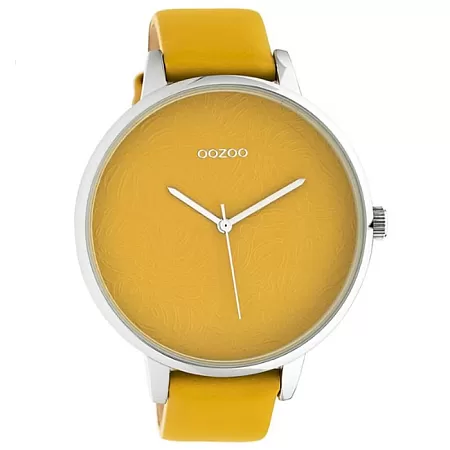 ΡΟΛΟΙ OOZOO C10574 OOZOO Timepieces Yellow Leather Strap