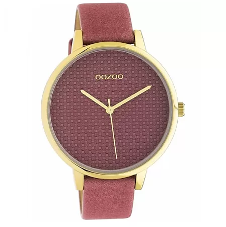 ΡΟΛΟΙ OOZOO C10591 OOZOO Timepieces Pink Leather Strap