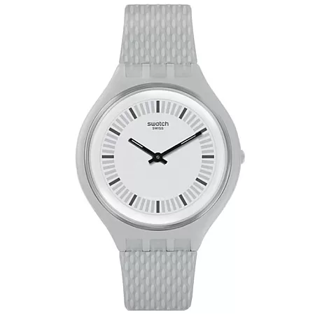 ΡΟΛΟΙ SWATCH SVUM102 SWATCH Skinstructur Grey Silicone Strap
