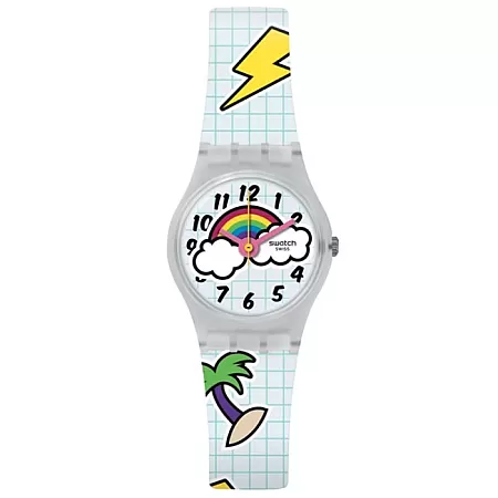 ΡΟΛΟΙ SWATCH   LW160 SWATCH School Break Multicolor Silicone Strap