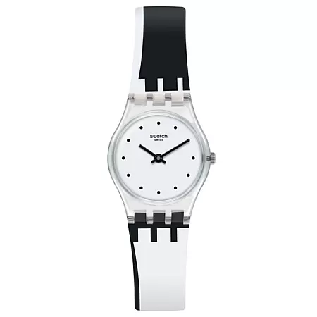 ΡΟΛΟΙ SWATCH   LK370 SWATCH Dot Around The Clock Two Tone Silicone Strap