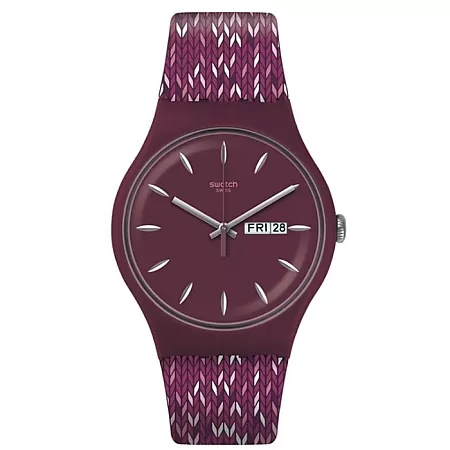 ΡΟΛΟΙ SWATCH SUOV705 SWATCH Worldhood Trico'Purp Multicolor Silicone Strap