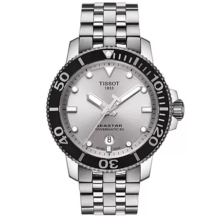 ΡΟΛΟΙ TISSOT  T1204071103100 TISSOT T-Sport Seastar 1000 Powermatic 80 Silver Stainless Steel Bracelet