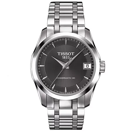 ΡΟΛΟΙ TISSOT T0352071106100 TISSOT T-Classic Couturier Powermatic 80 Silver Stainless Steel Bracelet