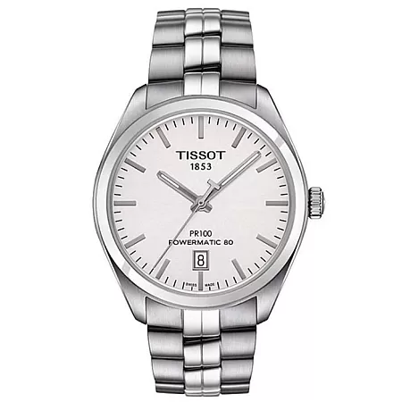 ΡΟΛΟΙ TISSOT T1014071103100 TISSOT T-Classic PR 100 Powermatic 80 Silver Stainless Steel Bracelet