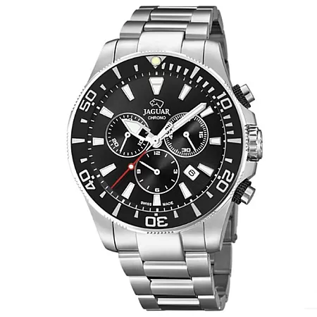 Ρολόι JAGUAR J861/3 JAGUAR Gents Chronograph Silver Stainless Steel Bracelet