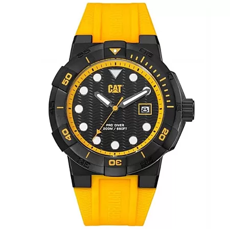 ΡΟΛΟΙ CATERPILLAR  SI16127127 CATERPILLAR Shock Diver Yellow Silicone Strap
