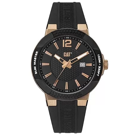 ΡΟΛΟΙ CATERPILLAR  SH19121139 CATERPILLAR Shock Slim Black Silicone Strap