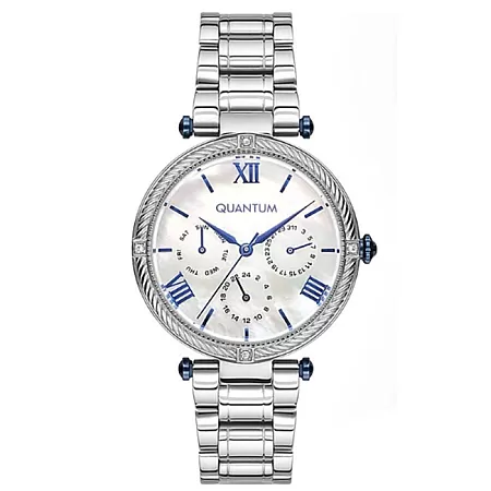 ΡΟΛΟΙ QUANTUM  IML695.320 QUANTUM Impulse Silver Stainless Steel Bracelet