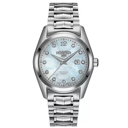 ΡΟΛΟΙ ROAMER R203844411920 ROAMER Searock Diamonds Stainless Steel Bracelet