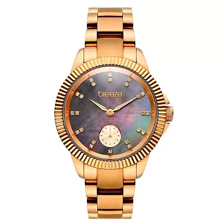 ΡΟΛΟΙ BREEZE 210971.7 BREEZE Fairymade Crystals Rose Gold Stainless Steel Bracelet