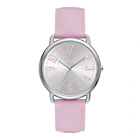 ΡΟΛΟΙ GUESS   W1068L8 GUESS Ladies Pink Leather Strap
