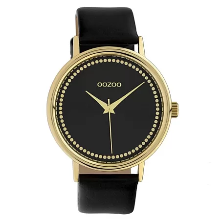 ΡΟΛΟΙ OOZOO  C10152 OOZOO Timepieces Black Leather Strap