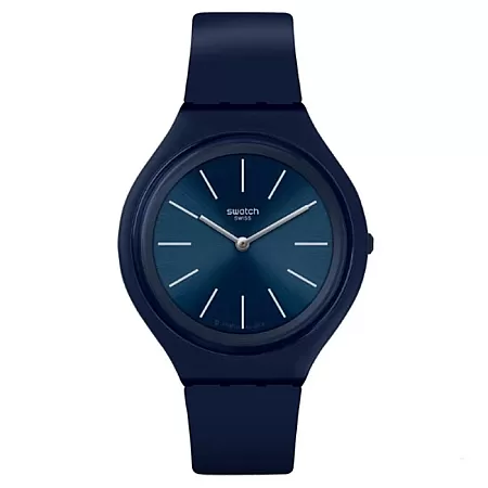 ΡΟΛΟΙ SWATCH  SVUN107 SWATCH Skindeep Blue Silicone Strap