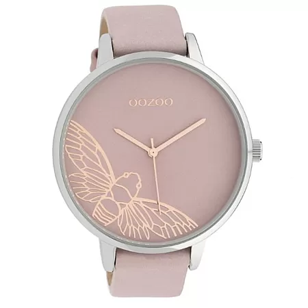 ΡΟΛΟΙ OOZOO  C10076 OOZOO Timepieces Pink Leather Strap