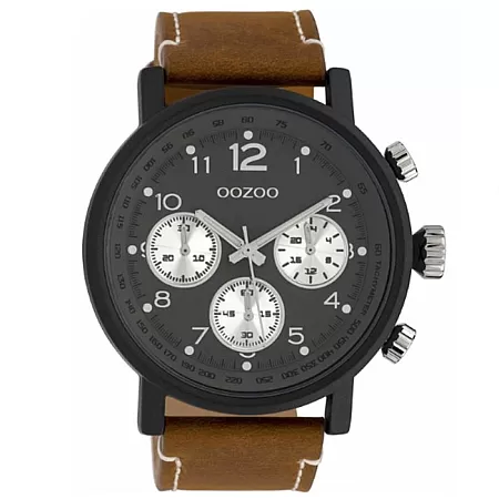 ΡΟΛΟΙ OOZOO C10062 OOZOO Timepieces Brown Leather Strap