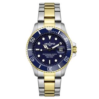 ΡΟΛΟΙ AQUADIVER 14584184DB AQUADIVER Water Master Two Tone Stainless Steel Bracelet