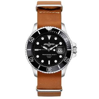 ΡΟΛΟΙ AQUADIVER 14584296L-BROWN AQUADIVER Water Master Brown Leather Strap