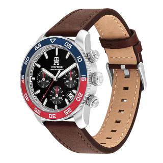 ΡΟΛΟΙ TOMMY HILFIGER 1792166 TOMMY HILFIGER Chronograph Brown Leather Strap