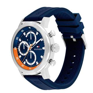 ΡΟΛΟΙ TOMMY HILFIGER 1792177 TOMMY HILFIGER Rocky Multifunction Blue Silicone Strap