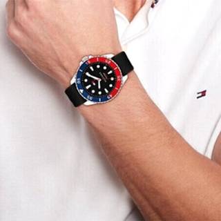 ΡΟΛΟΙ TOMMY HILFIGER 1792201 TOMMY HILFIGER Oceanic Black Silicone Strap