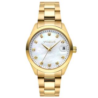 ΡΟΛΟΙ VOGUE  2020614141 VOGUE Reina Crystals Gold Stainless Steel Bracelet