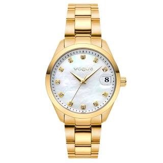 ΡΟΛΟΙ VOGUE  2020614241 VOGUE Reina Medium Crystals Gold Stainless Steel Bracelet