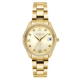ΡΟΛΟΙ VOGUE  2020614344 VOGUE Reina Mini Crystals Gold Stainless Steel Bracelet