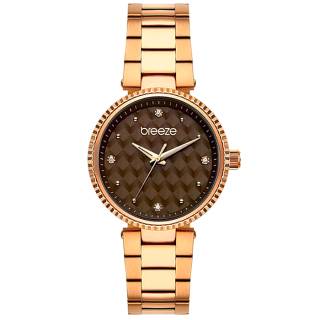 ΡΟΛΟΙ BREEZE 212341.5 BREEZE Bossy Zircons Rose Gold Stainless Steel Bracelet