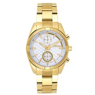 ΡΟΛΟΙ BREEZE 212501.1 BREEZE Starlight Swarovski Chronograph Gold Stainless Steel Bracelet