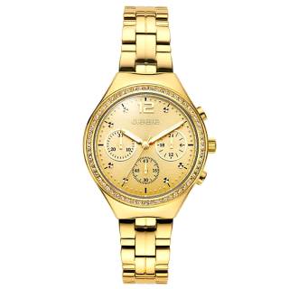 ΡΟΛΟΙ BREEZE  212561.2 BREEZE Absolute Swarovski Chronograph Gold Stainless Steel Bracelet