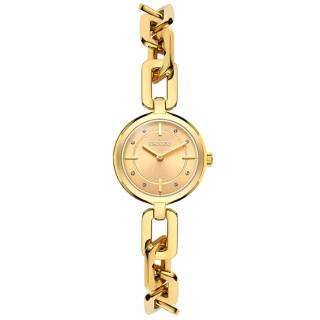 ΡΟΛΟΙ BREEZE  212581.4 BREEZE Cadena Crystals Gold Stainless Steel Bracelet