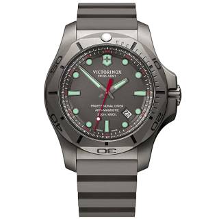 ΡΟΛΟΙ VICTORINOX  241810 VICTORINOX Inox Professional Diver Grey Rubber Strap