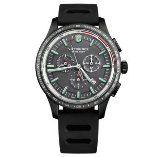 ΡΟΛΟΙ VICTORINOX  241818 VICTORINOX Alliance Sport Chronograph Black Rubber Strap