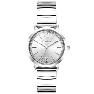 ΡΟΛΟΙ BREEZE 612571.4 BREEZE Halo Crystals Silver Stainless Steel Bracelet