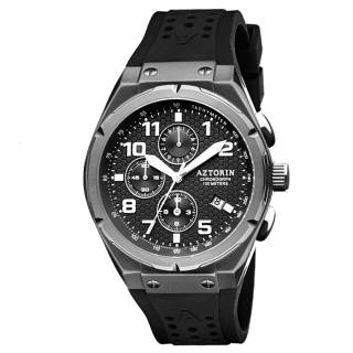 ΡΟΛΟΙ AZTORIN A079.G362 AZTORIN Sport Chronograph Black Silicone Strap