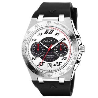 ΡΟΛΟΙ AZTORIN A081.G371 AZTORIN Sport Chronograph Black Silicone Strap