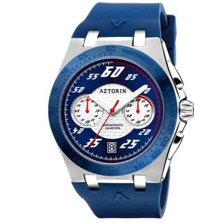 ΡΟΛΟΙ AZTORIN A081.G372 AZTORIN Sport Chronograph Blue Silicone Strap