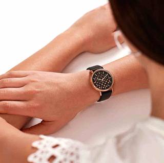 ΡΟΛΟΙ TED BAKER BKPPHS138 TED BAKER Phylipa Shine Black Leather Strap