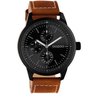 ΡΟΛΟΙ OOZOO  C10908 OOZOO Timepieces Brown Leather Strap
