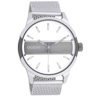 ΡΟΛΟΙ OOZOO  C11105 OOZOO Timepieces Silver Metallic Bracelet