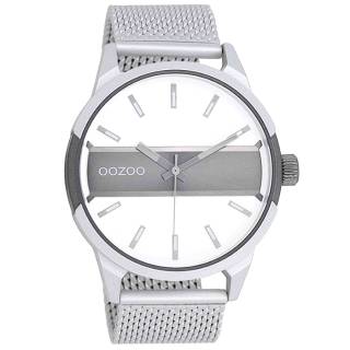 ΡΟΛΟΙ OOZOO  C11105 OOZOO Timepieces Silver Metallic Bracelet
