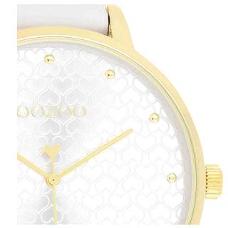 ΡΟΛΟΙ OOZOO  C11158 OOZOO Timepieces  White Leather Strap