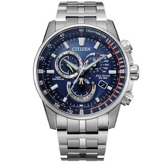 ΡΟΛΟΙ  CITIZEN  CB5880-54L CITIZEN Eco-Drive RadioControlled Chronograph Silver Stainless Steel Bracelet