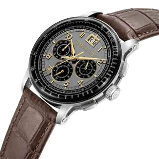 ΡΟΛΟΙ CERRUTI  CIWGC0084602 CERRUTI Petroio Chronograph Brown Leather Strap
