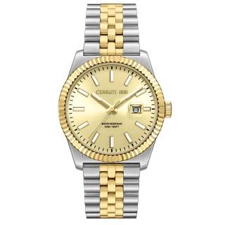 ΡΟΛΟΙ CERRUTI  CIWGH0084201 CERRUTI Chienti Two Tone Stainless Steel Bracelet