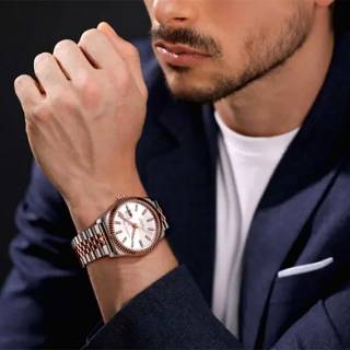 ΡΟΛΟΙ CERRUTI  CIWGH0084202 CERRUTI Chienti Two Tone Stainless Steel Bracelet