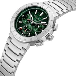 ΡΟΛΟΙ CERRUTI  CIWGK0085804 CERRUTI Filiano Chronograph Silver Stainless Steel Bracelet